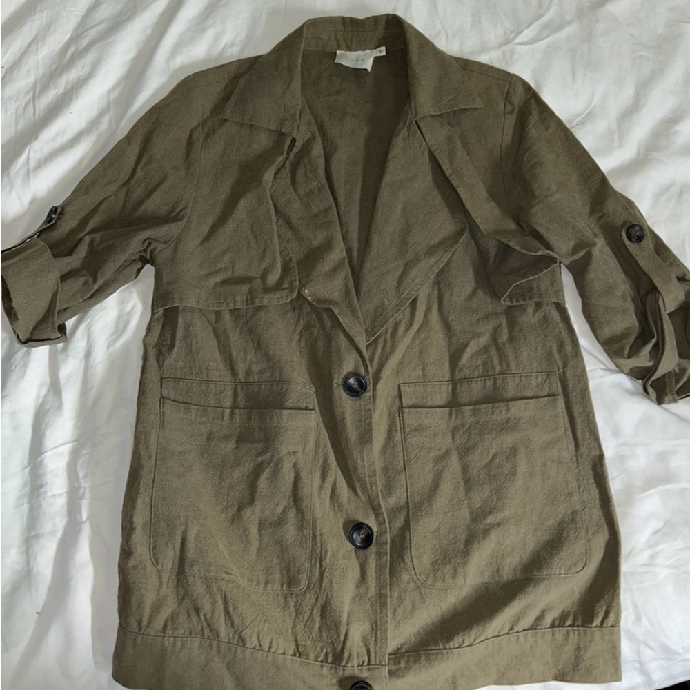 Army green shirt jacket medium